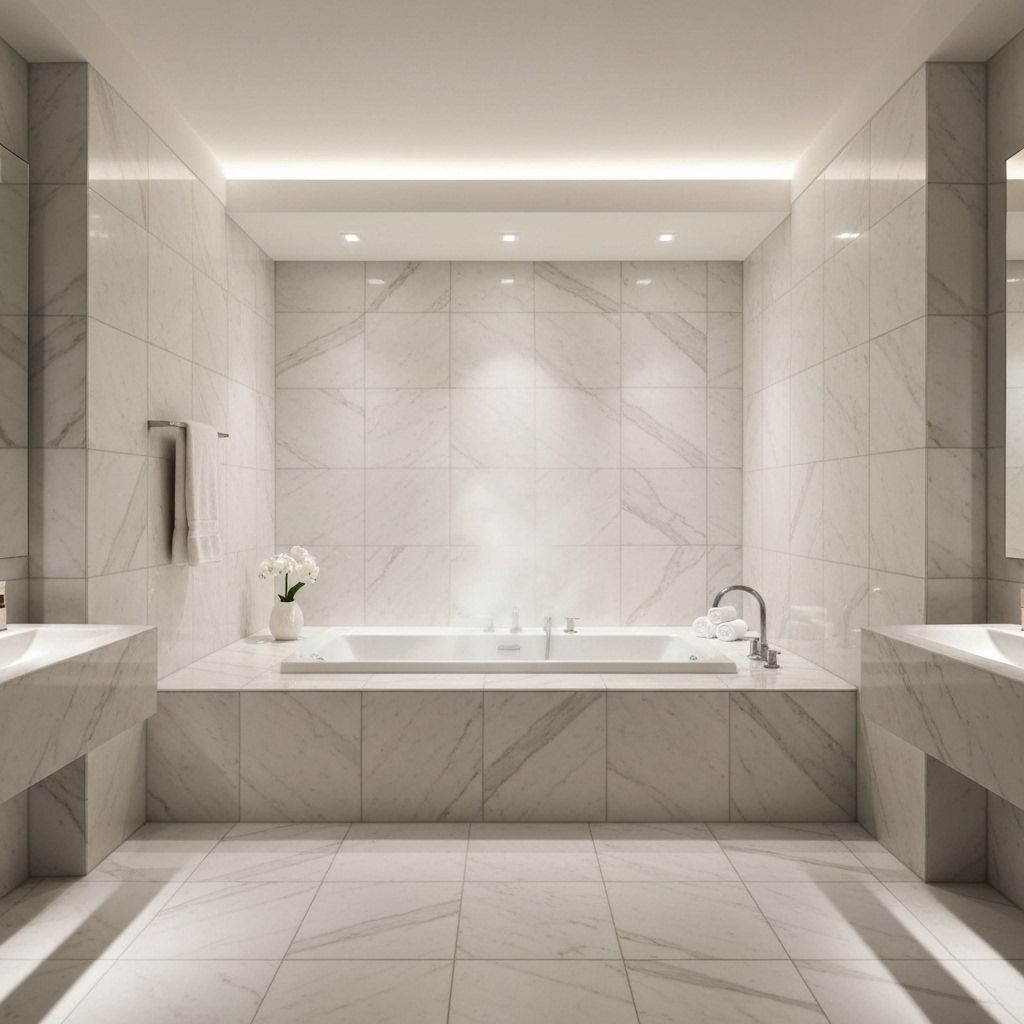 Spa-Inspired Master Bath - Bathroom project in Sacramento by At Work Construction